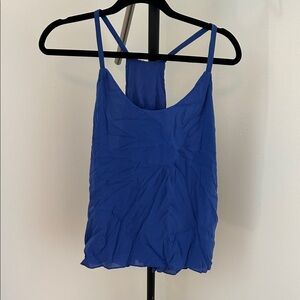 Alice + Olivia Silk Blue Camisole